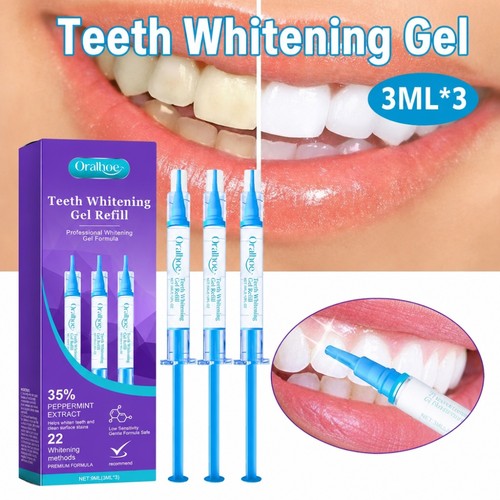 3pcs set teeth whitening gel - teeth,